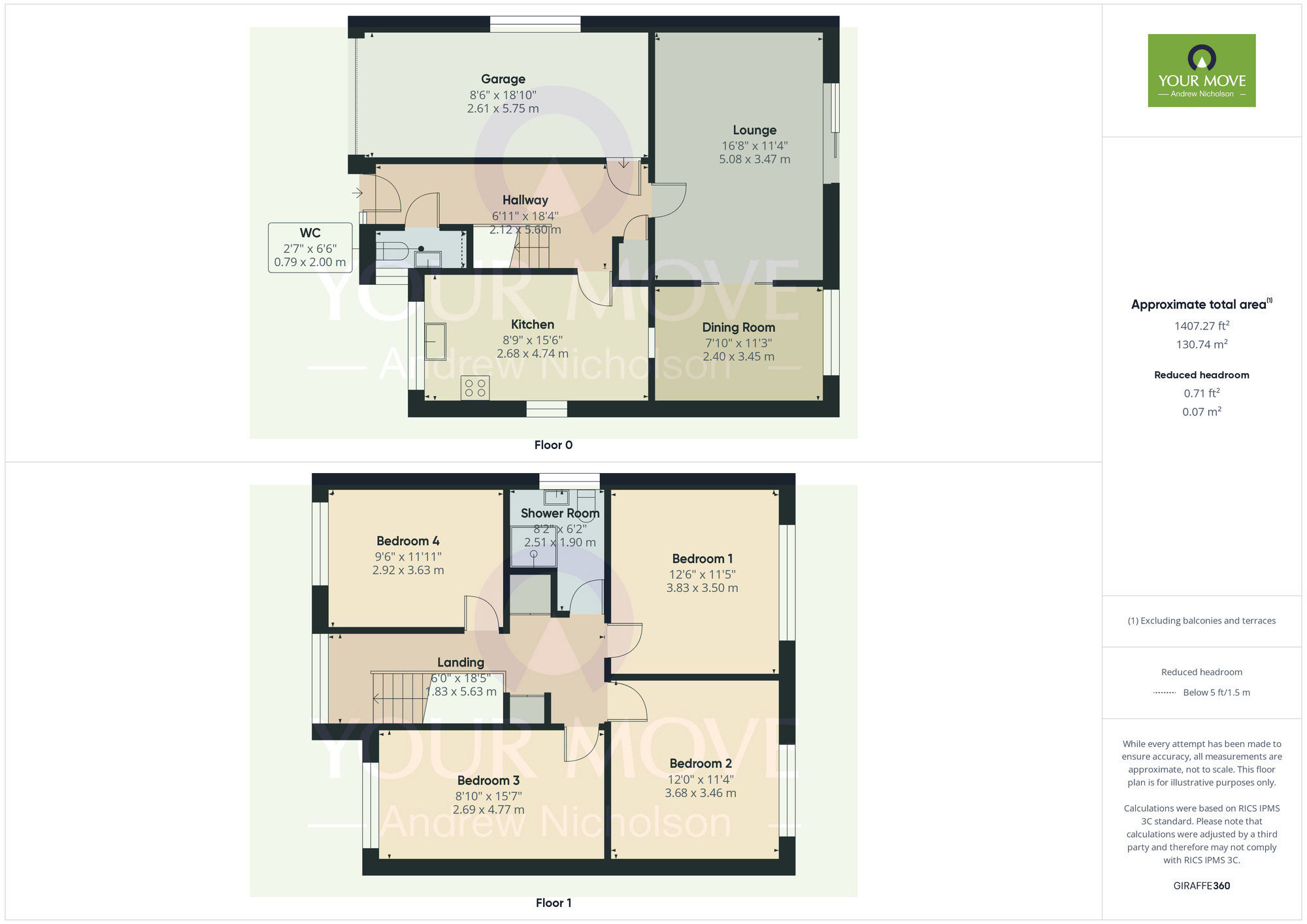 Floorplan of 4 bedroom Detached House for sale, Wisterdale Close, Crewe, Cheshire, CW2