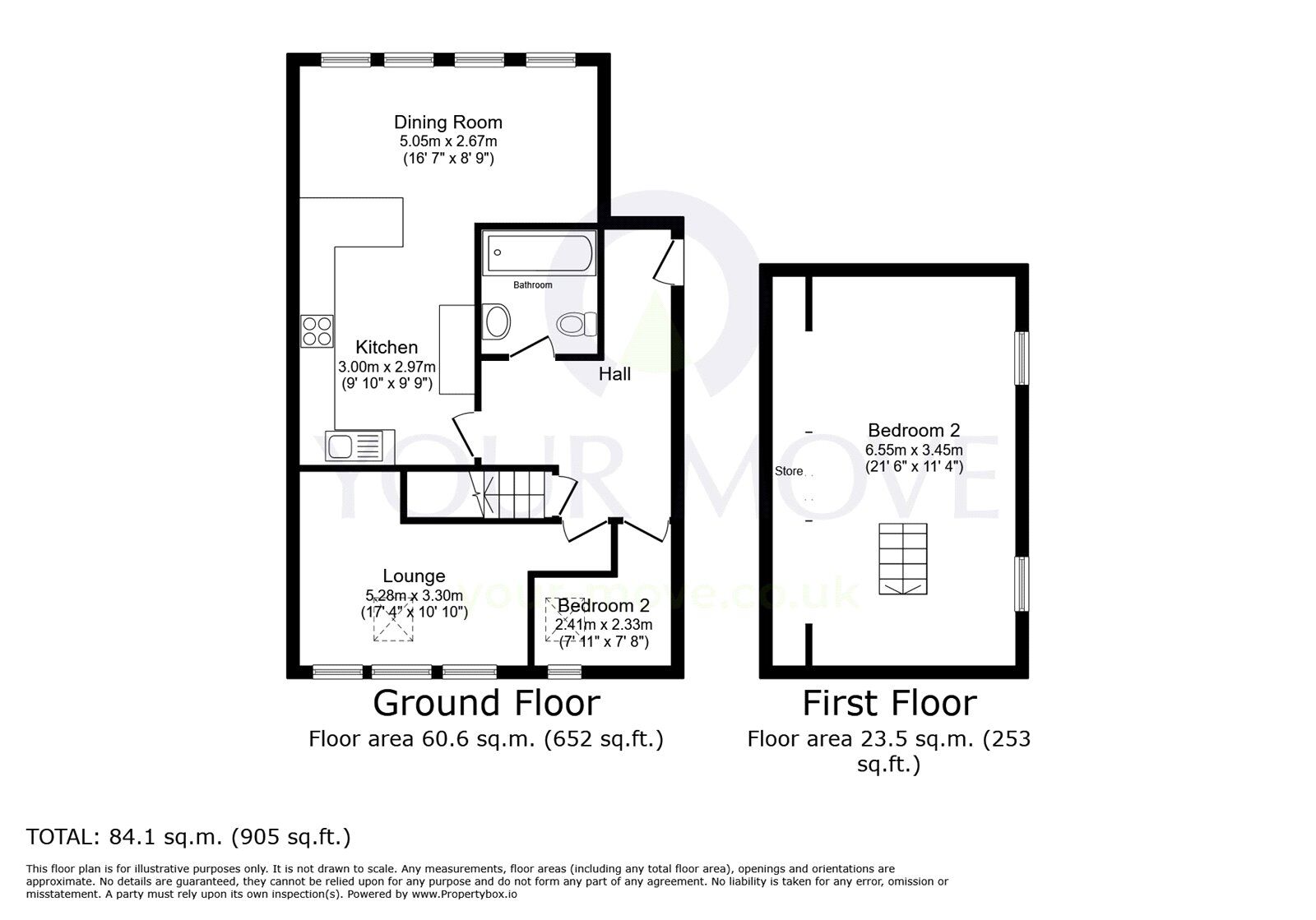 Floorplan of 2 bedroom  Flat for sale, Church Court, 4 West Hill, Kent, DA1