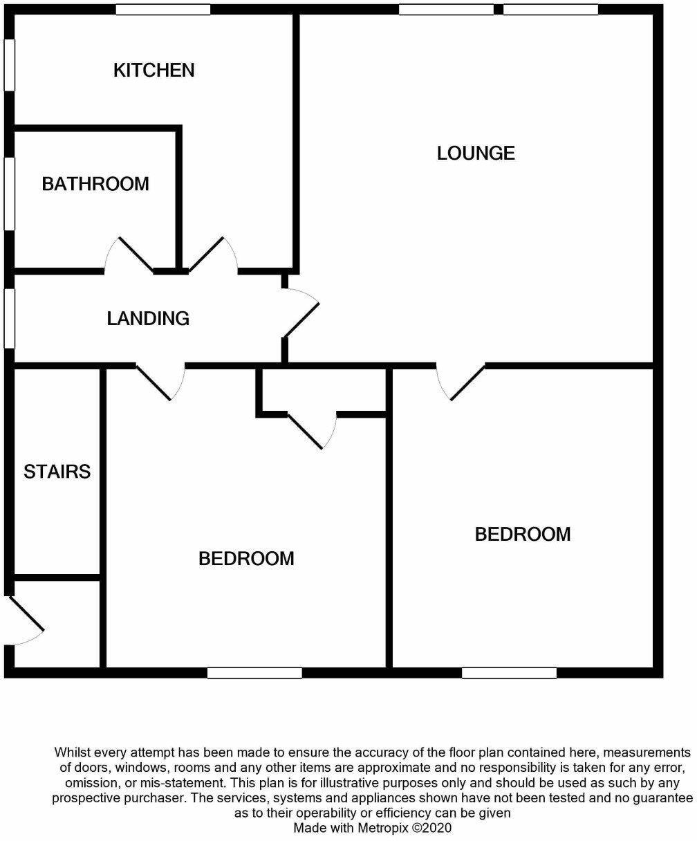 Floorplan of 2 bedroom  Flat for sale, Strathmore Street, Kinghorn, Burntisland, KY3