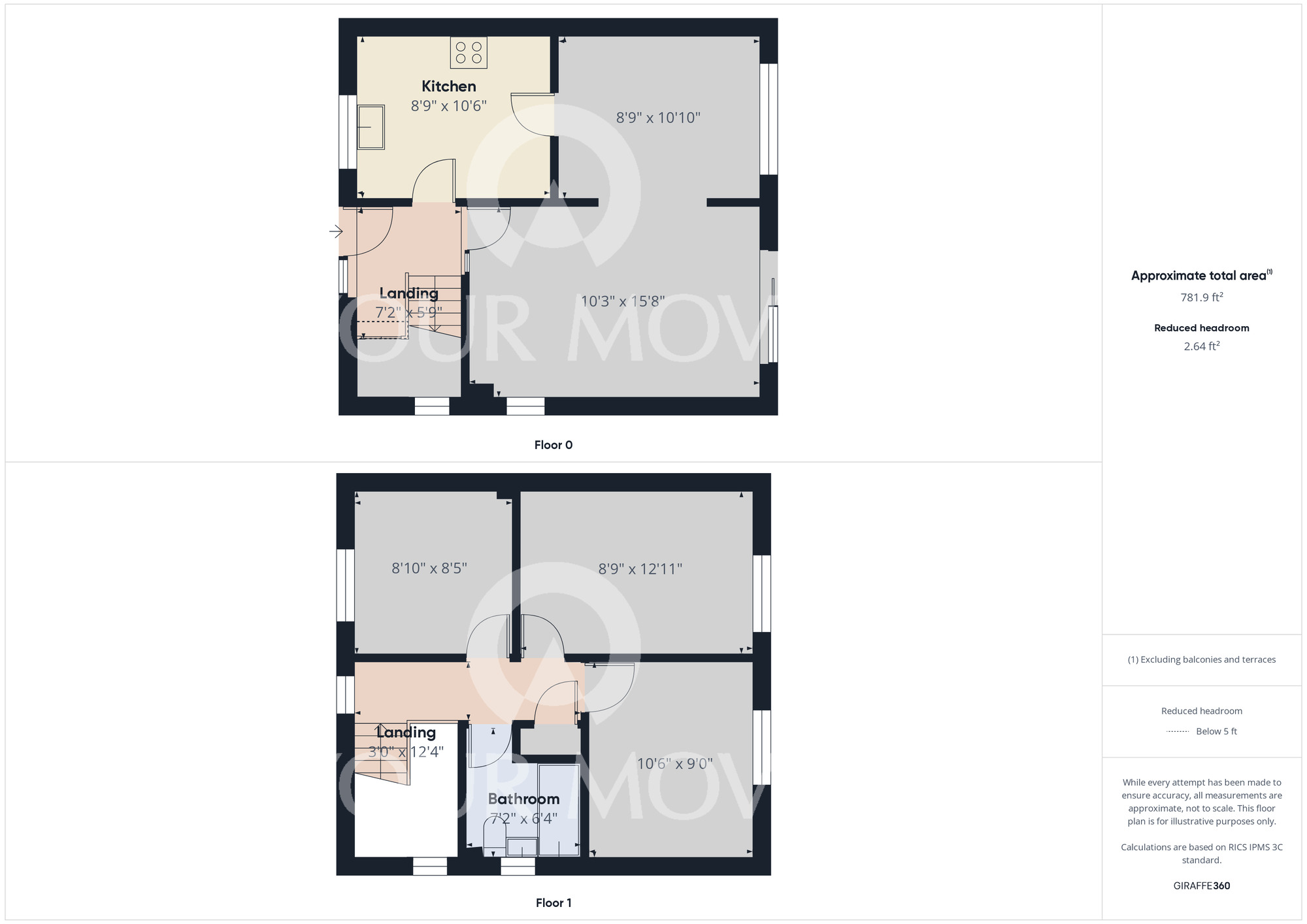 Floorplan of 3 bedroom Detached House for sale, Caledonian Way, Darlington, DL1