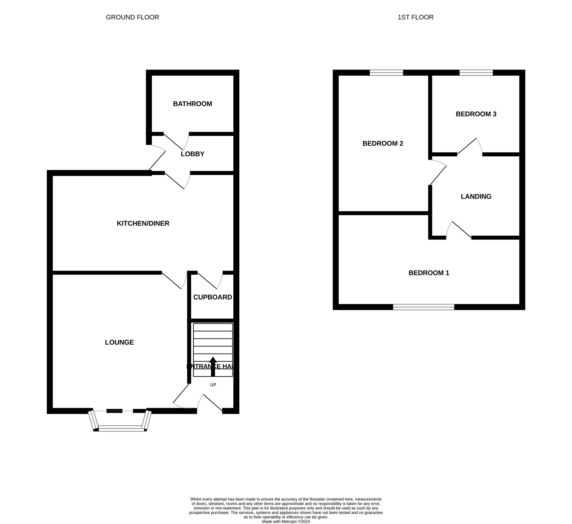 Floorplan of 3 bedroom Mid Terrace House for sale, Wilson Street, Darlington, Durham, DL3