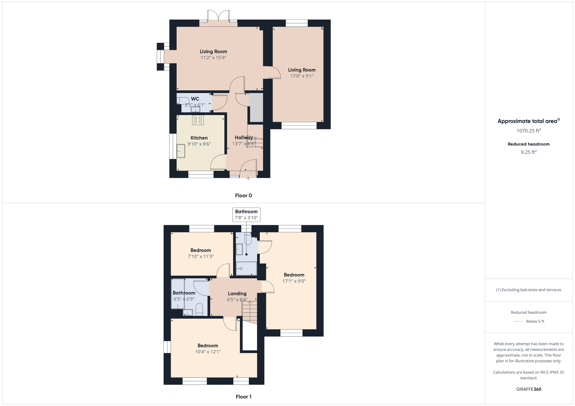 Floorplan of 3 bedroom Detached House for sale, Gibb Avenue, Darlington, Durham, DL1