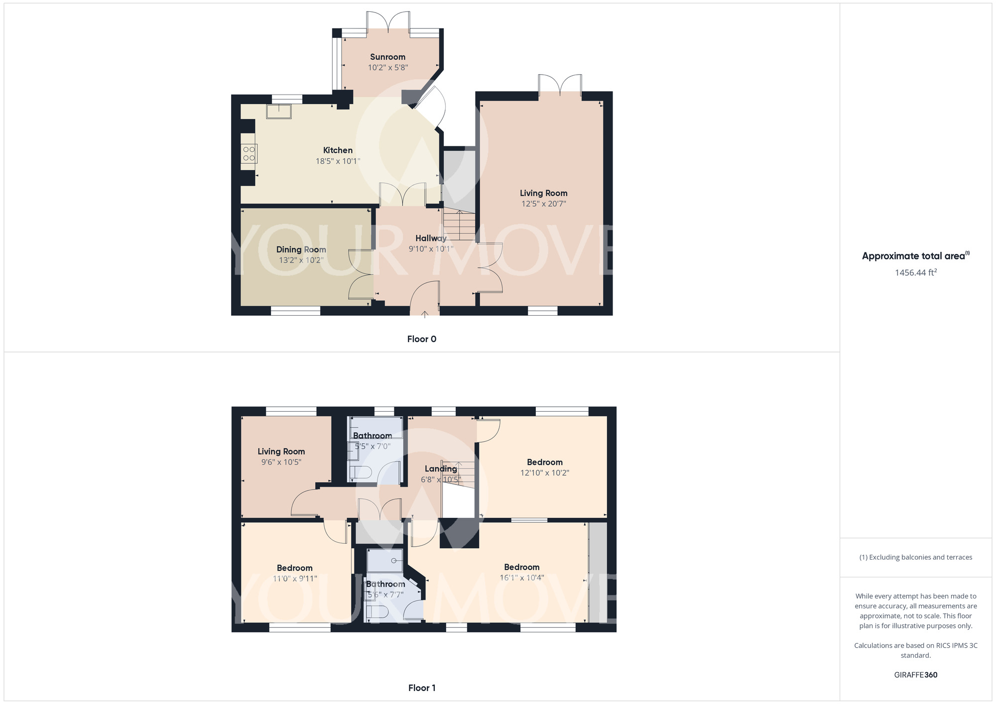 Floorplan of 4 bedroom Detached House for sale, Holderness Drive, Darlington, DL2