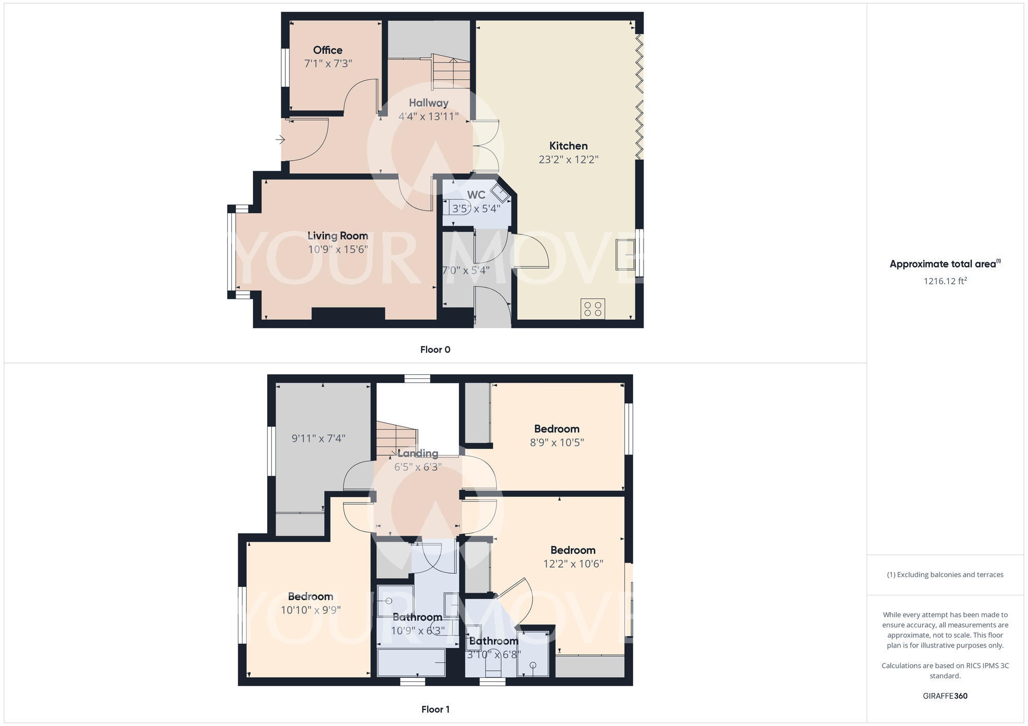 Floorplan of 4 bedroom Detached House for sale, Wellington Drive, Middleton St. George, Durham, DL2