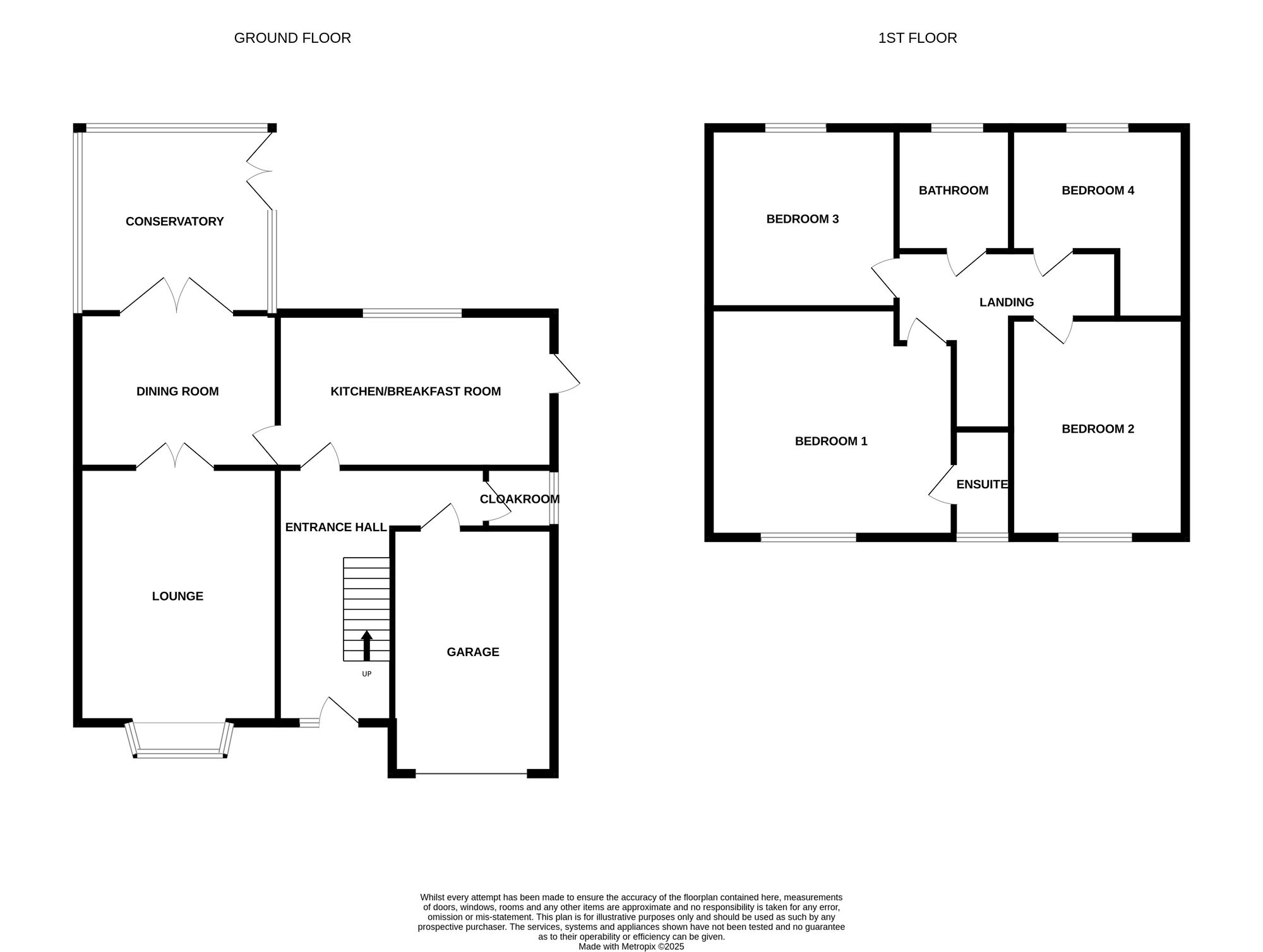 Floorplan of 4 bedroom Detached House for sale, Moray Close, Darlington, DL1