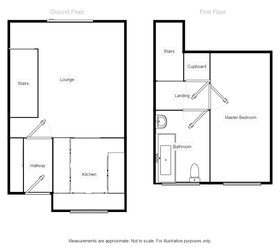 Floorplan of 1 bedroom  House to rent, Harpenden Drive, Dunscroft, South Yorkshire, DN7