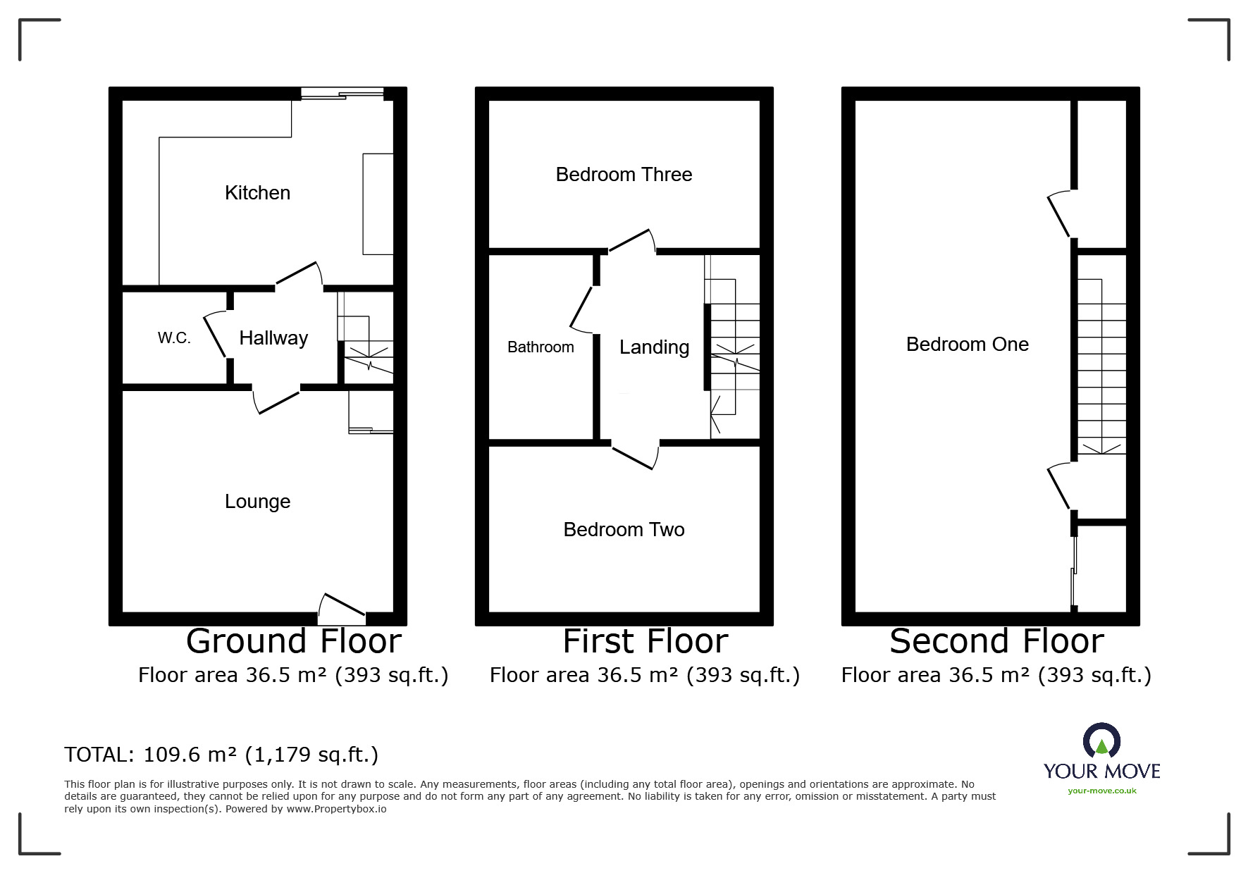 Floorplan of 3 bedroom Semi Detached House to rent, Stayers Road, Doncaster, South Yorkshire, DN4