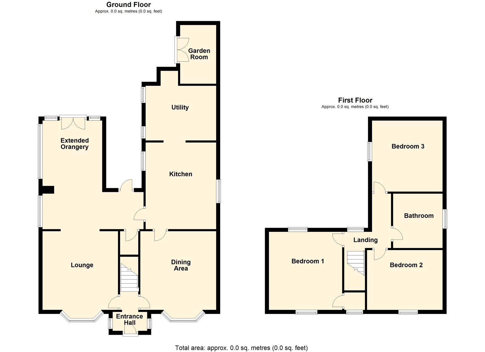 Floorplan of 3 bedroom Detached House for sale, Station Road, Blaxton, South Yorkshire, DN9