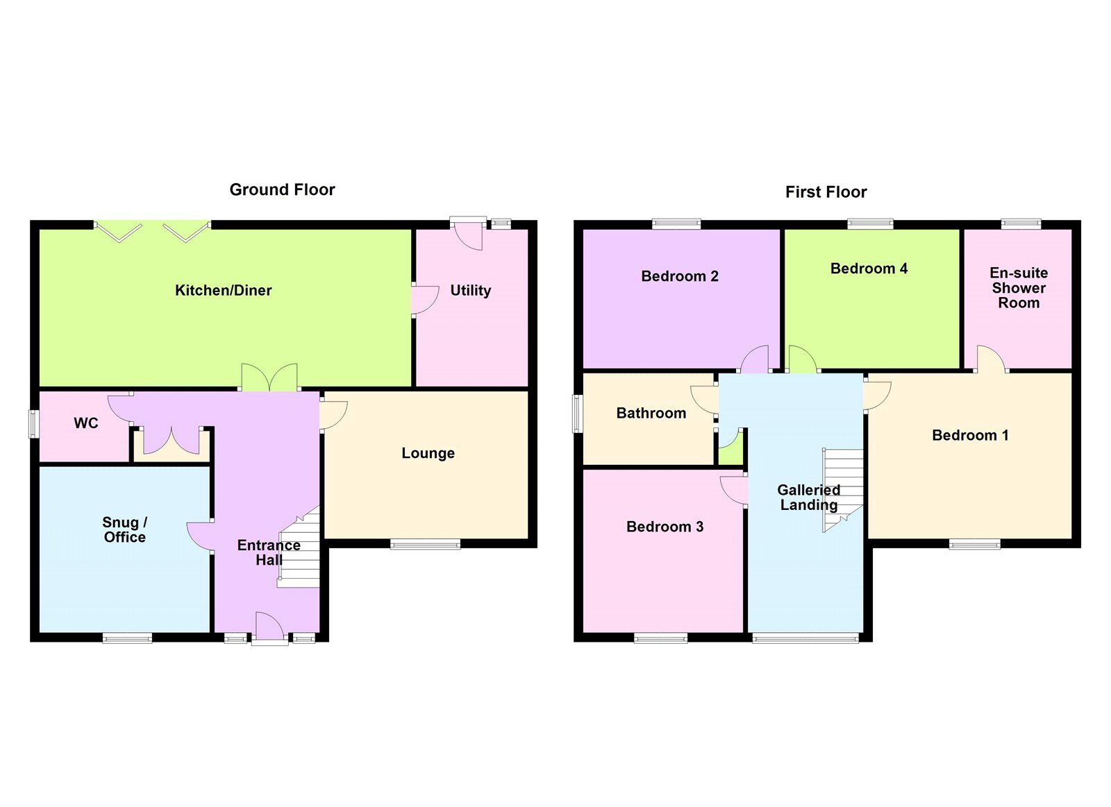 Floorplan of 4 bedroom Detached House for sale, Church Street, Armthorpe, South Yorkshire, DN3