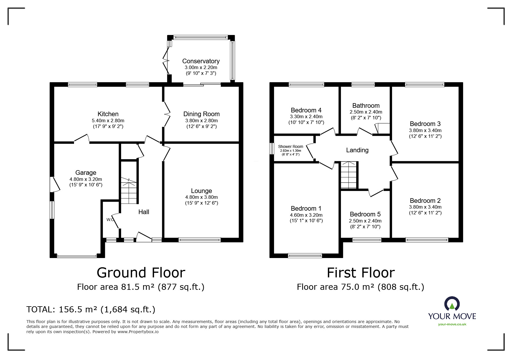 Floorplan of 5 bedroom Semi Detached House for sale, Fore Hill Avenue, Bessacarr, Doncaster, South Yorkshire, DN4