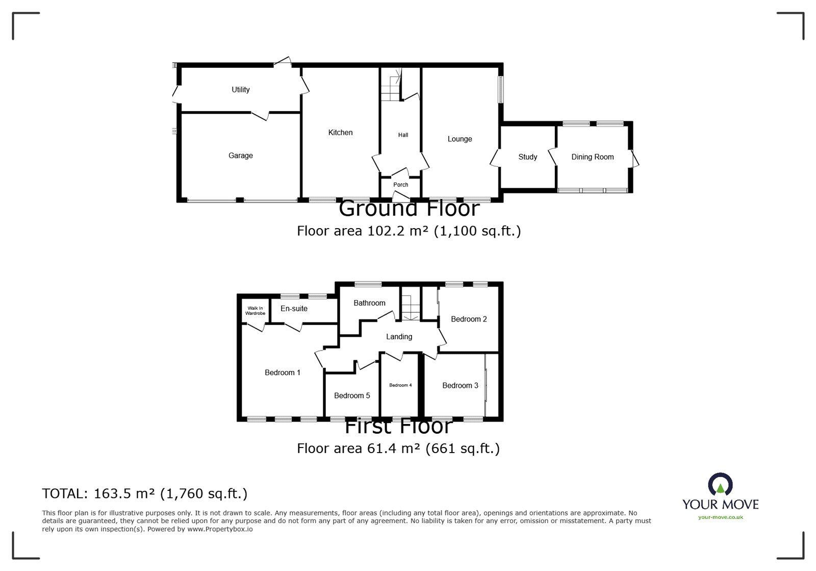 Floorplan of 5 bedroom Detached House for sale, Grosvenor Court, Fishlake, South Yorkshire, DN7