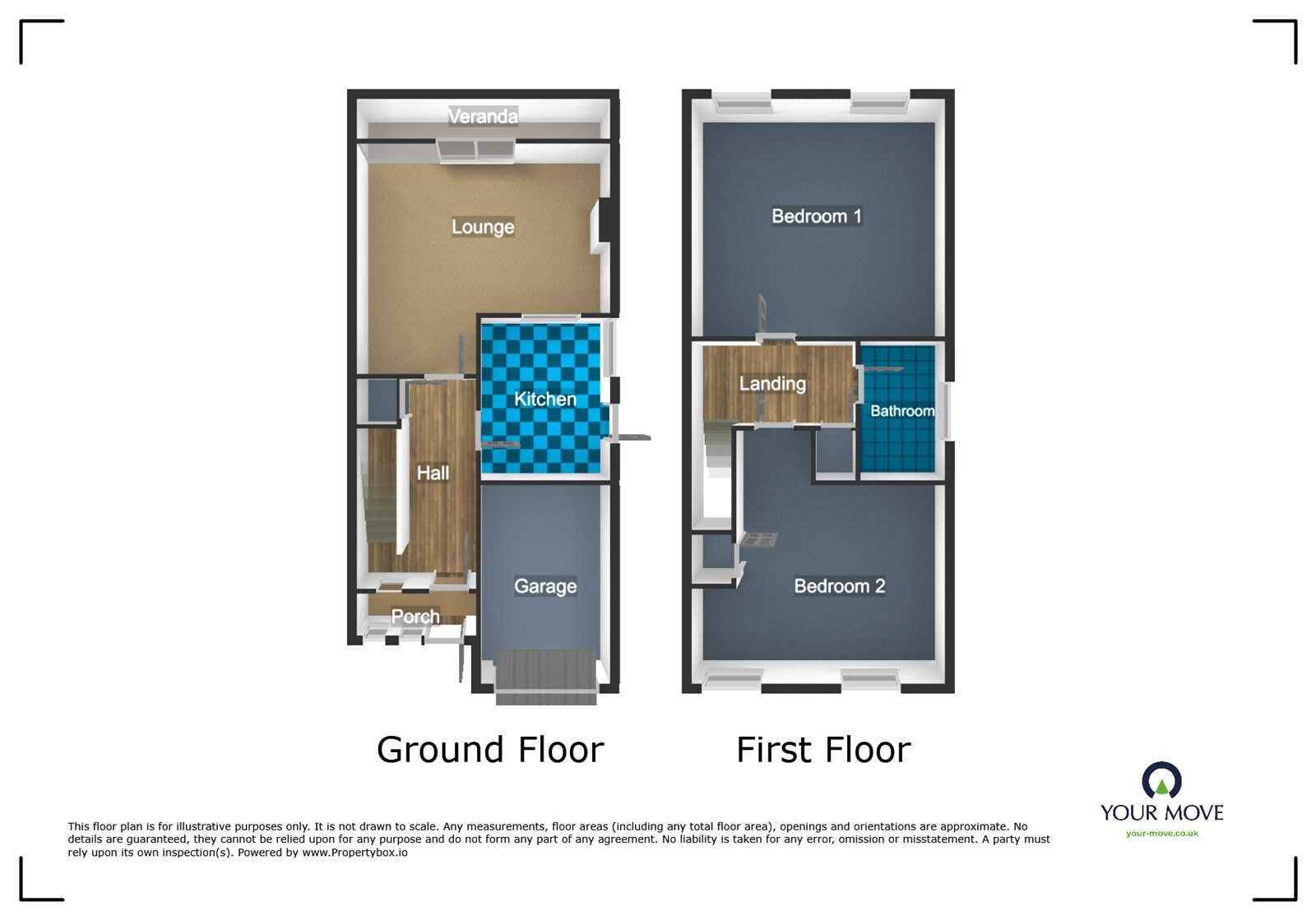 Floorplan of 2 bedroom Semi Detached House to rent, Cradley Road, Dudley, West Midlands, DY2