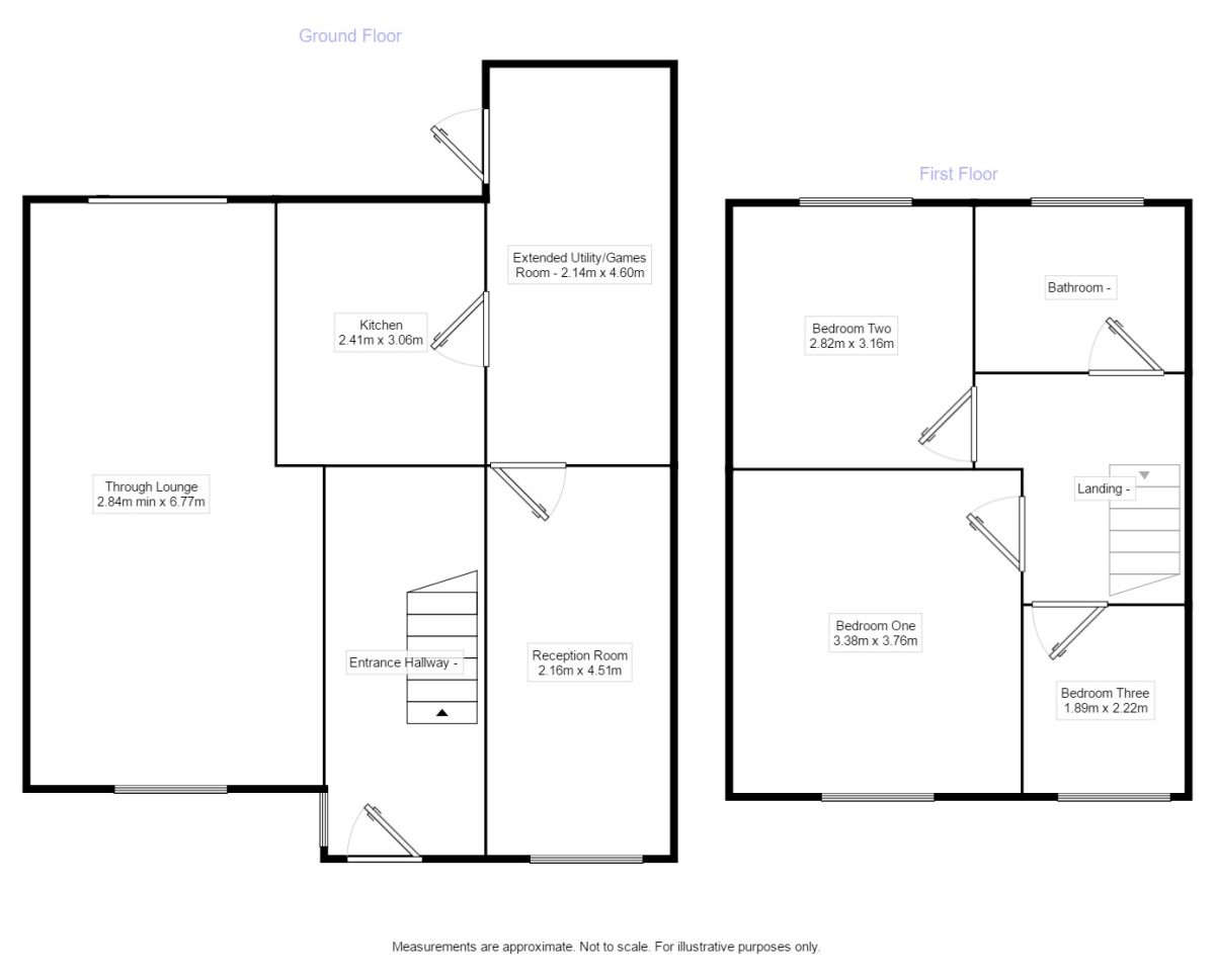 Floorplan of 3 bedroom Semi Detached House to rent, Hickman Road, Brierley Hill, West Midlands, DY5