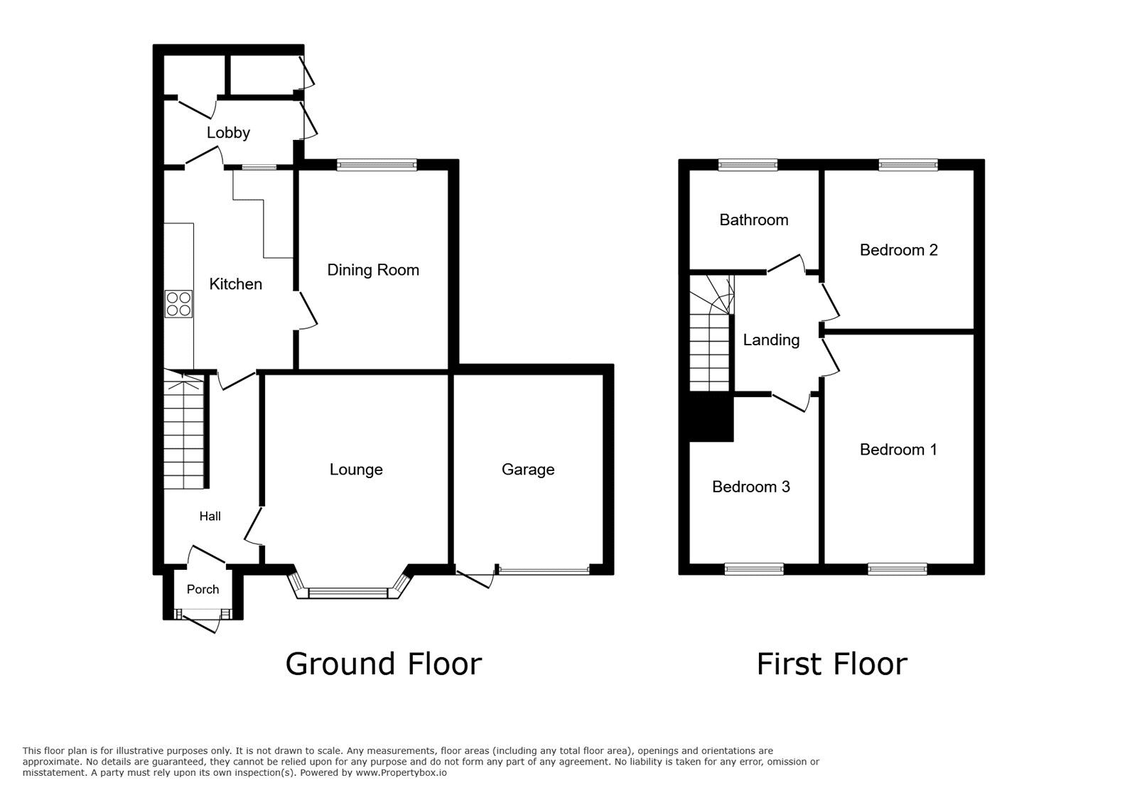 Floorplan of 3 bedroom Semi Detached House to rent, Wood Lane, Pelsall, West Midlands, WS3