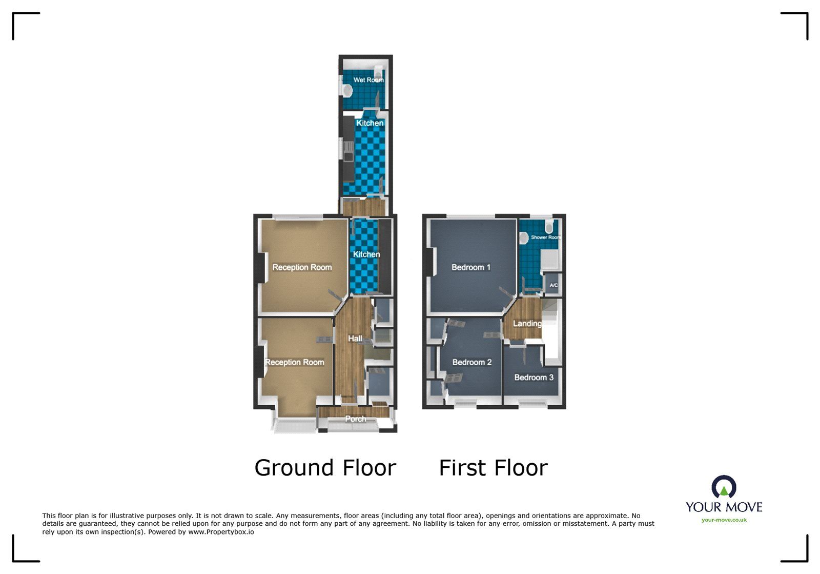 Floorplan of 3 bedroom Semi Detached House to rent, Abbey Road, Smethwick, West Midlands, B67