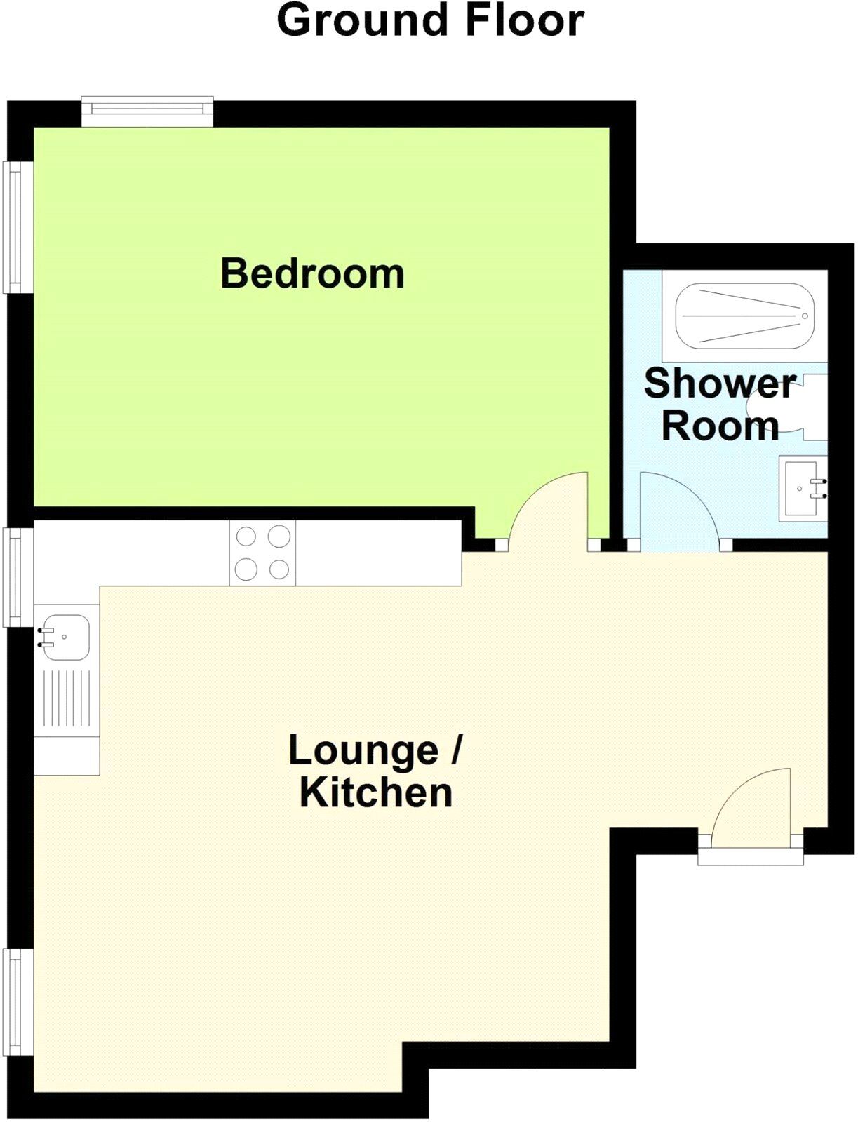 Floorplan of 1 bedroom  Flat to rent, Walsall Road, Perry Barr, West Midlands, B42