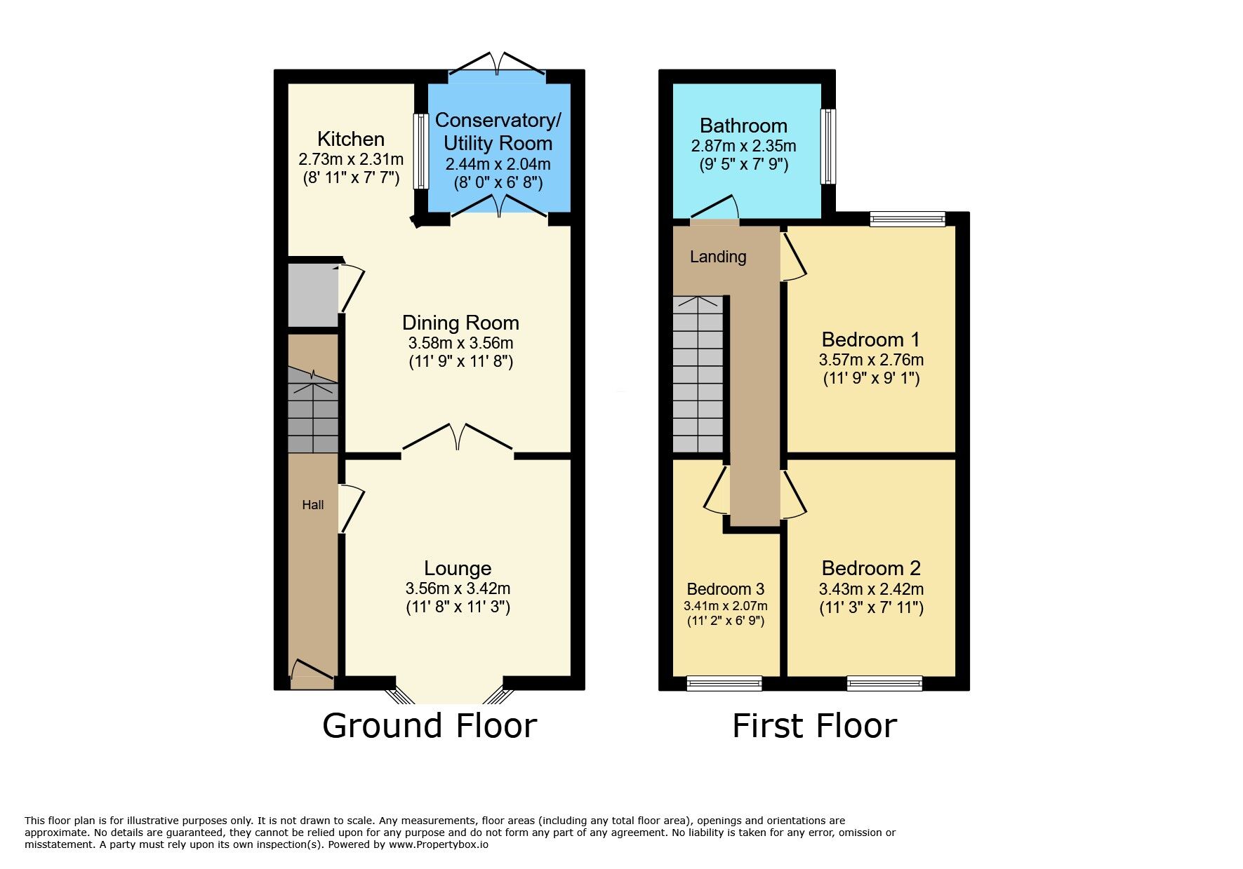 Floorplan of 3 bedroom Mid Terrace House for sale, Dibdale Street, Dudley, West Midlands, DY1