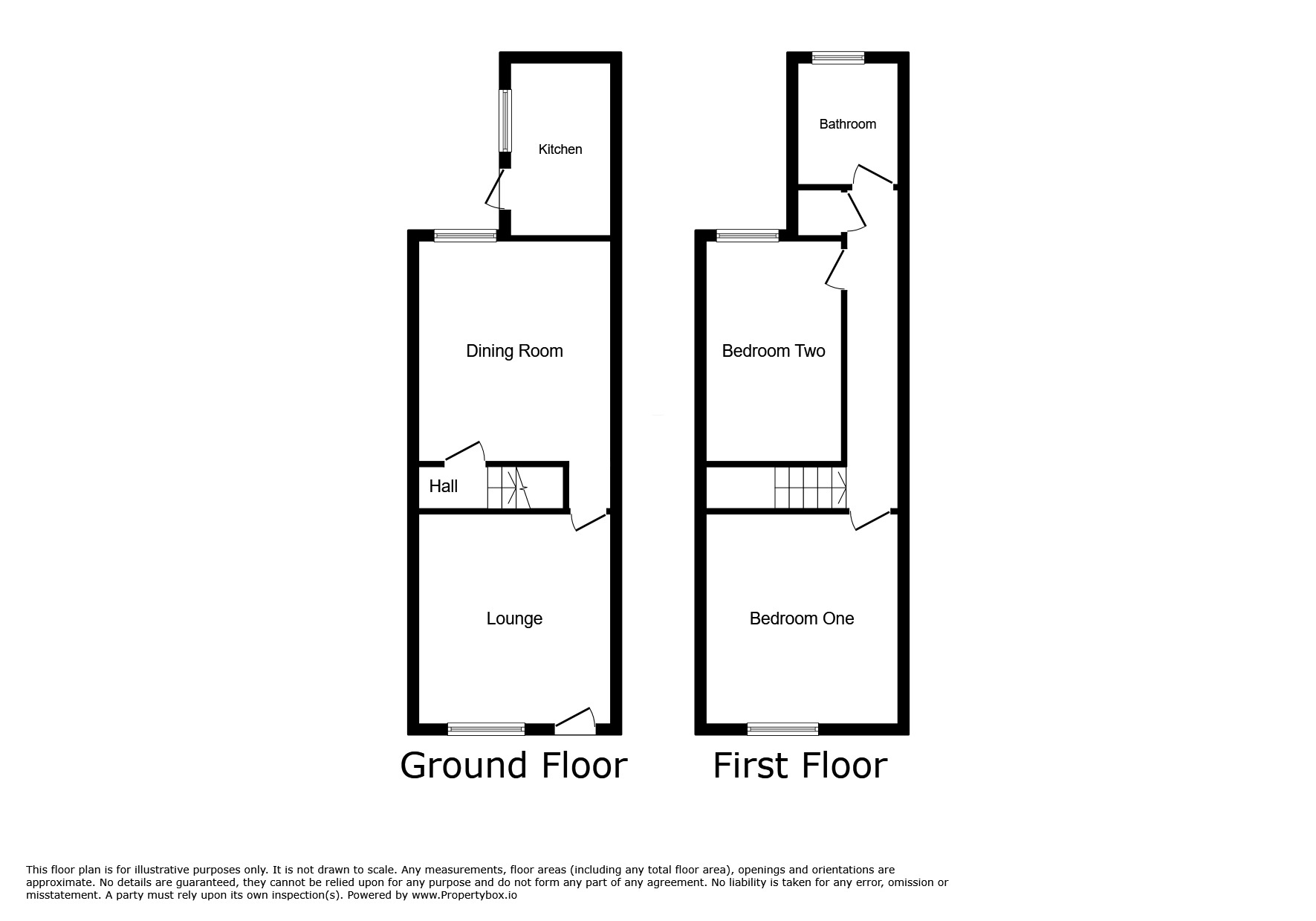 Floorplan of 2 bedroom Mid Terrace House for sale, Junction Street, Dudley, West Midlands, DY2