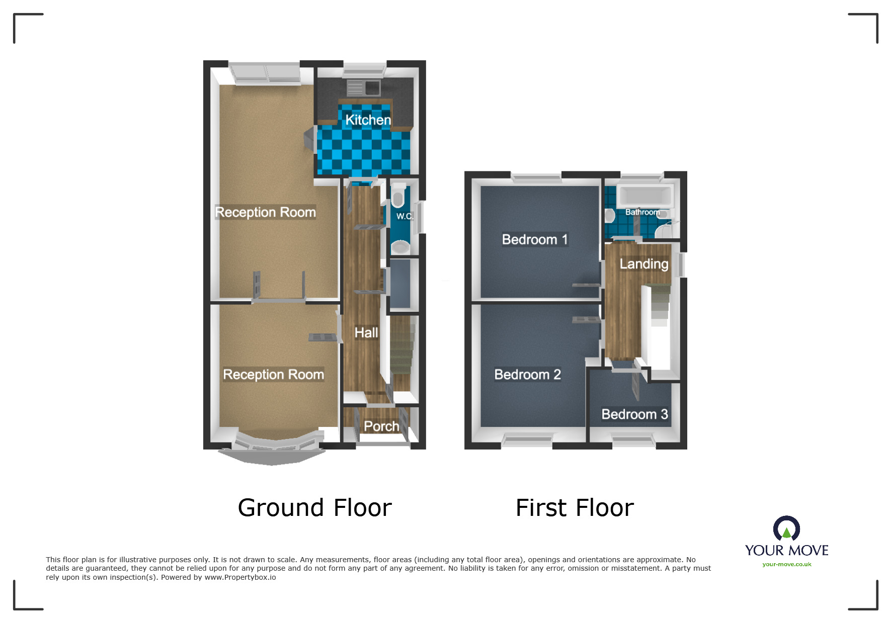 Floorplan of 3 bedroom Detached House for sale, Quarry Road, Dudley, West Midlands, DY2