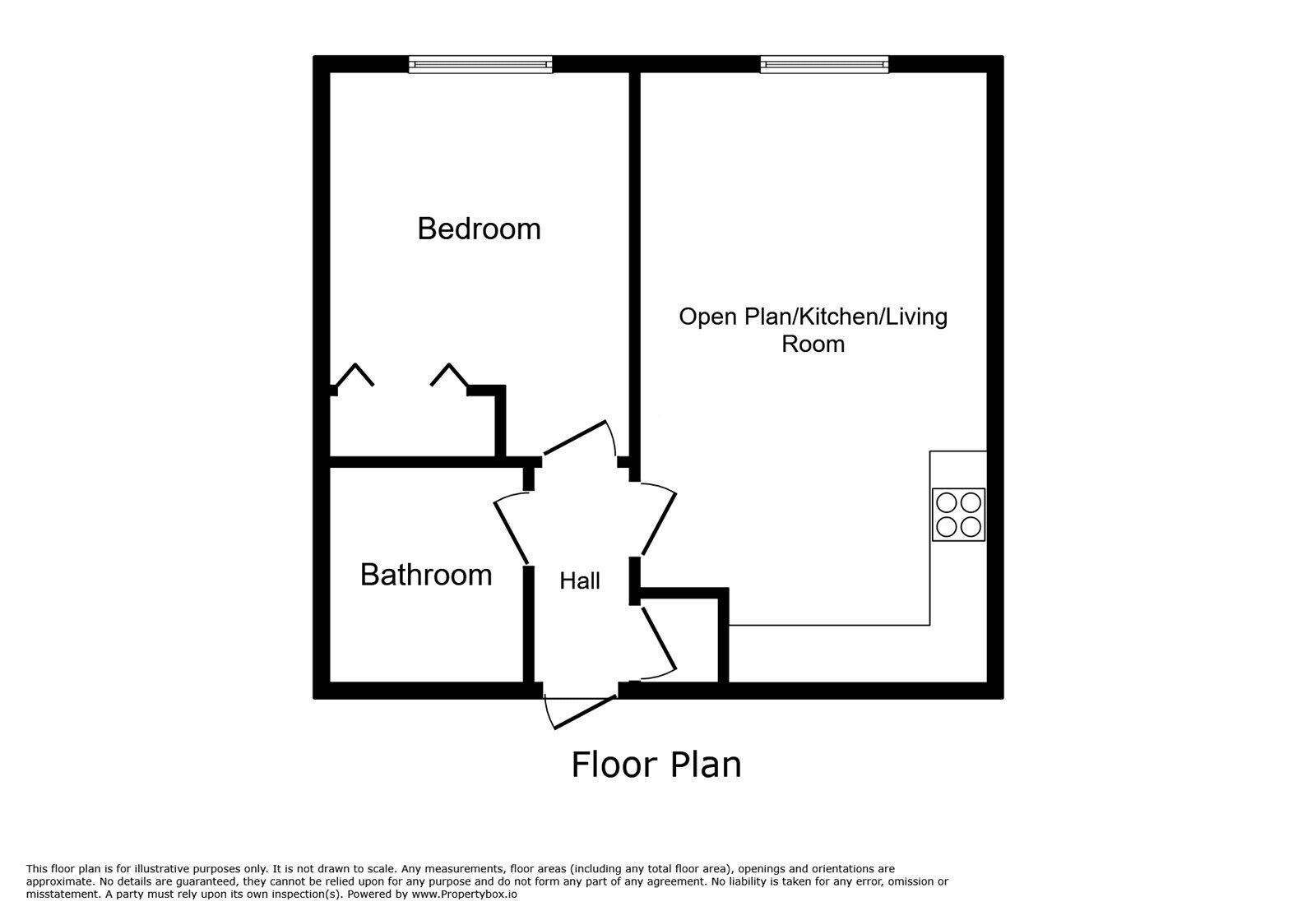 Floorplan of 1 bedroom  Flat to rent, Sand Pits, Birmingham, West Midlands, B1