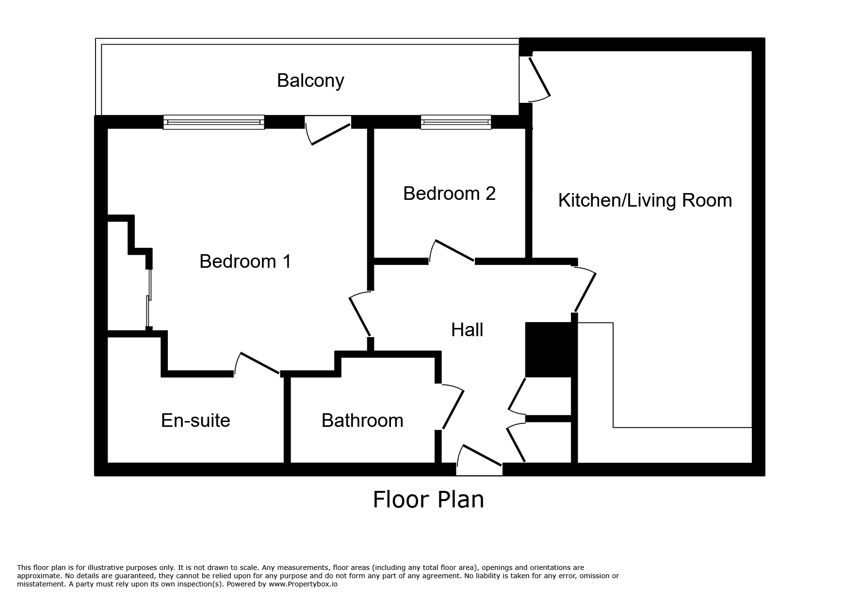 Floorplan of 2 bedroom  Flat for sale, Holliday Street, Birmingham, West Midlands, B1