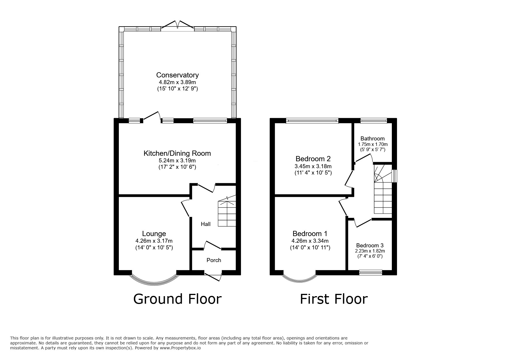 Floorplan of 3 bedroom Semi Detached House for sale, Regent Drive, Tividale, West Midlands, B69