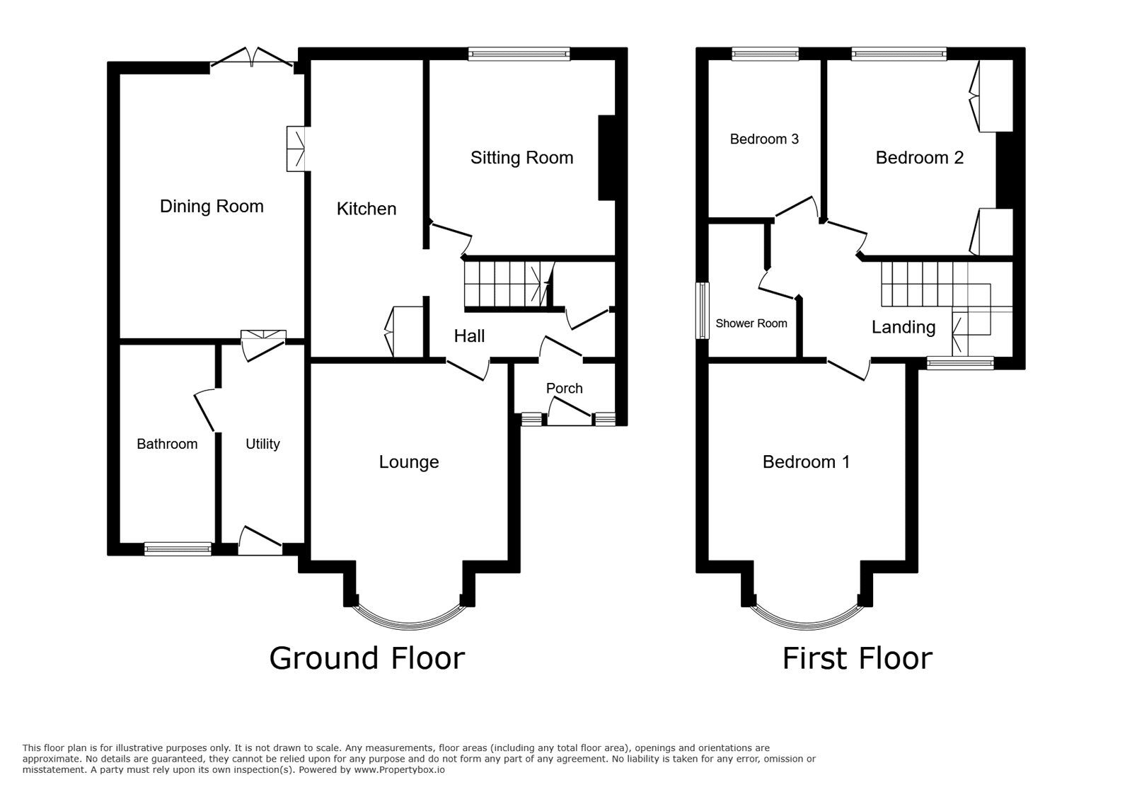 Floorplan of 3 bedroom Semi Detached House to rent, The Broadway, Dudley, West Midlands, DY1