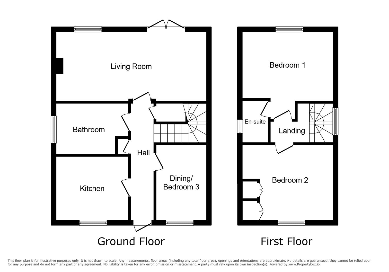 Floorplan of 3 bedroom Detached Bungalow to rent, Straits Road, Dudley, West Midlands, DY3