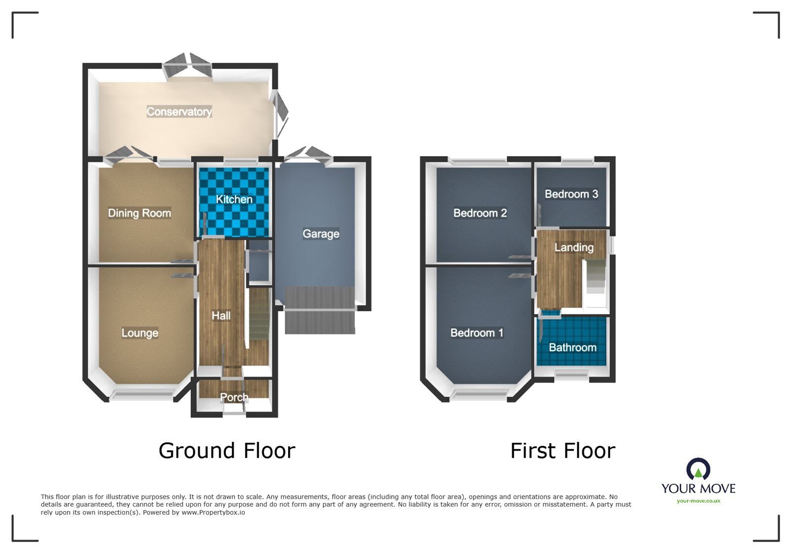 Floorplan of 3 bedroom Semi Detached House to rent, Oakham Crescent, Dudley, West Midlands, DY2