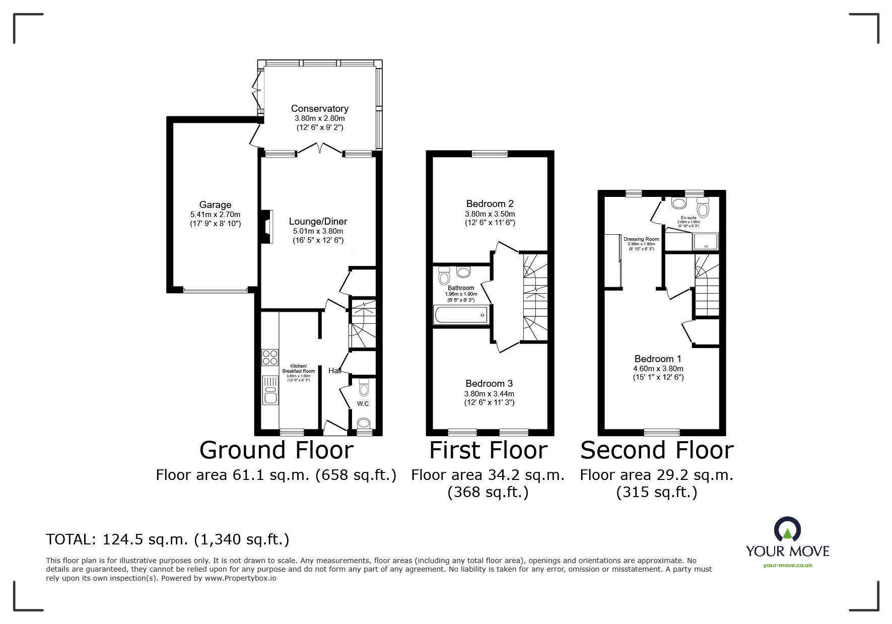 Floorplan of 3 bedroom Semi Detached House for sale, Stadium Drive, Dudley, West Midlands, DY2