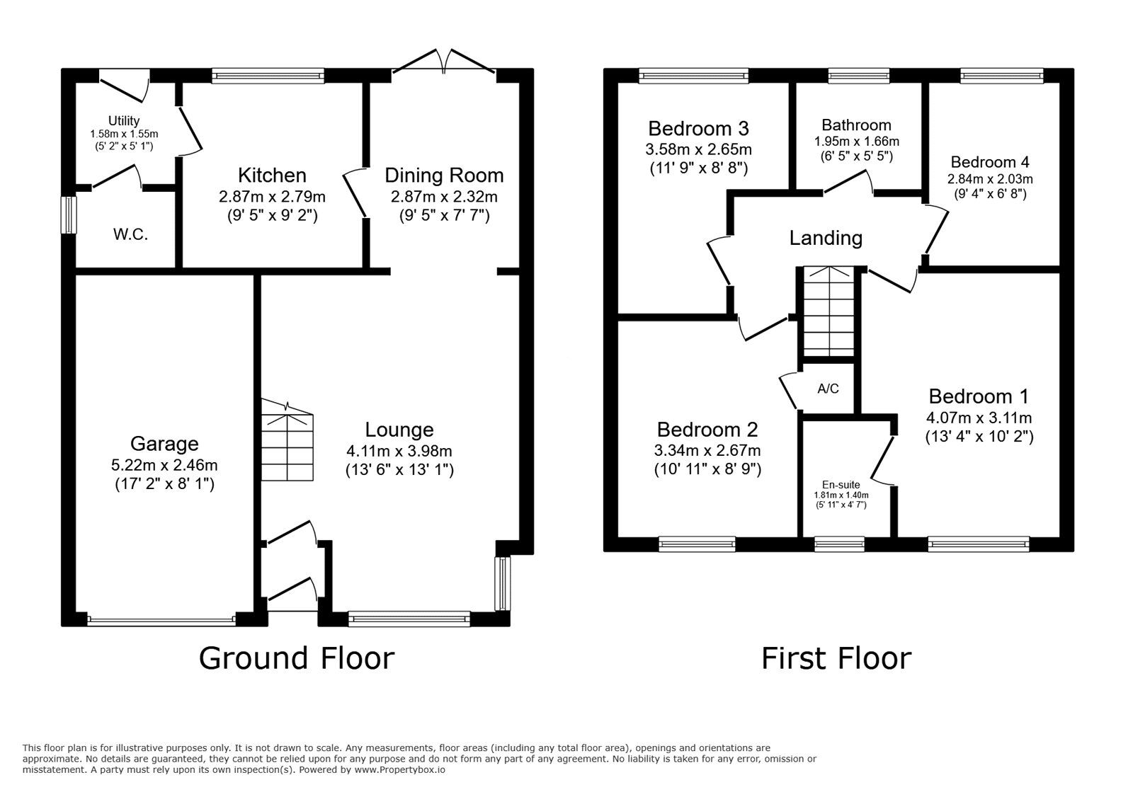 Floorplan of 4 bedroom Detached House to rent, Stadium Drive, Dudley, West Midlands, DY2