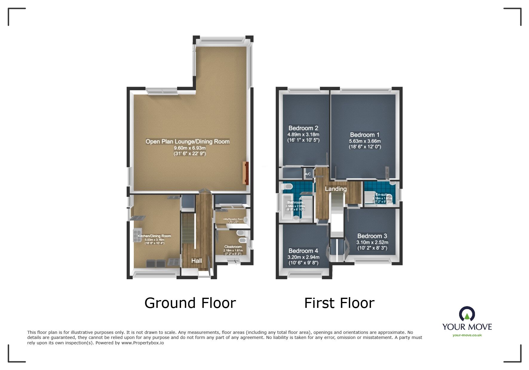 Floorplan of 4 bedroom Detached House for sale, New Birmingham Road, Tividale, West Midlands, B69