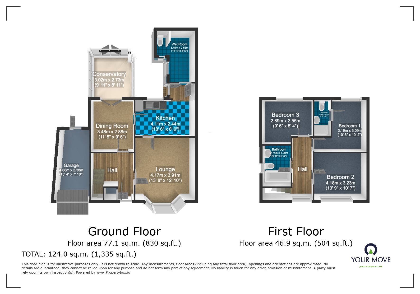 Floorplan of 3 bedroom Semi Detached House for sale, Sedgley Road, Woodsetton, West Midlands, DY1