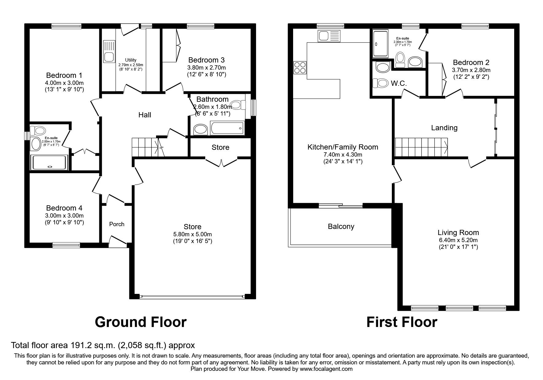 Floorplan of 4 bedroom Detached House to rent, Lumsdaine Drive, Dalgety Bay, Dunfermline, KY11