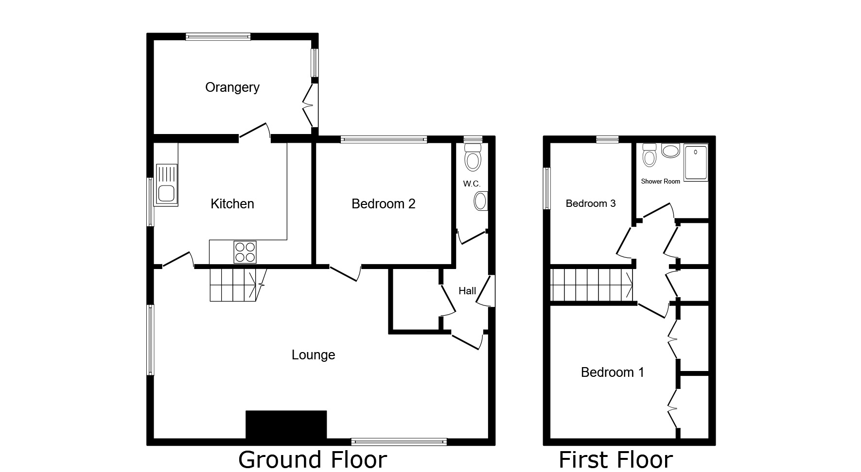 Floorplan of 3 bedroom Detached House to rent, Knowehead Road, Crossford, Fife, KY12