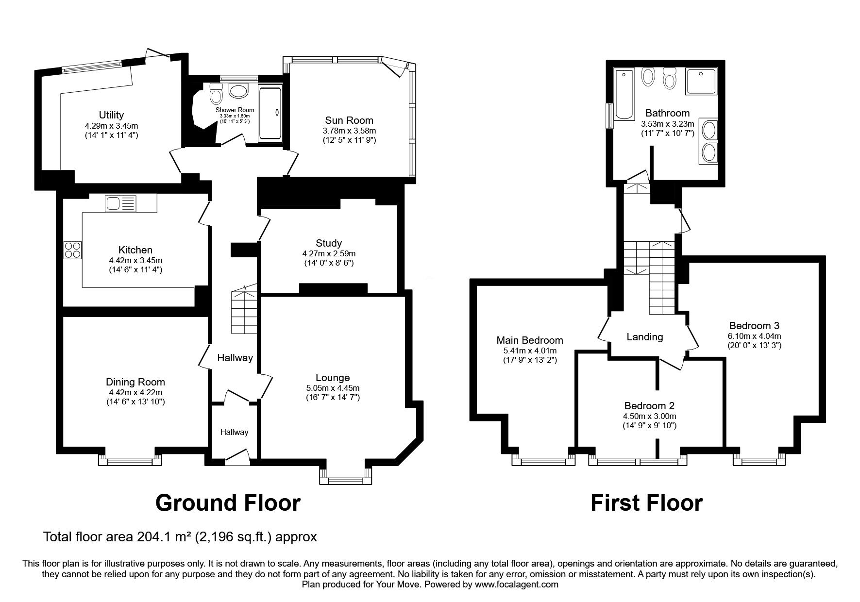 Floorplan of 4 bedroom Detached House for sale, Carsluith, Newton Stewart, Dumfries and Galloway, DG8