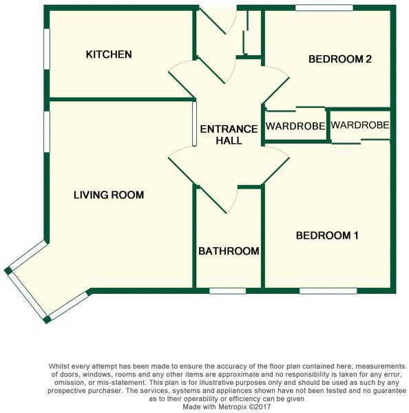 Floorplan of 2 bedroom  Flat for sale, Corberry Mews, Dumfries, Dumfries and Galloway, DG2