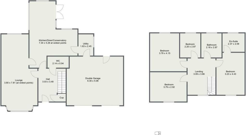 Floorplan of 4 bedroom Detached House for sale, Woodgrove Avenue, Dumfries, Dumfries and Galloway, DG1