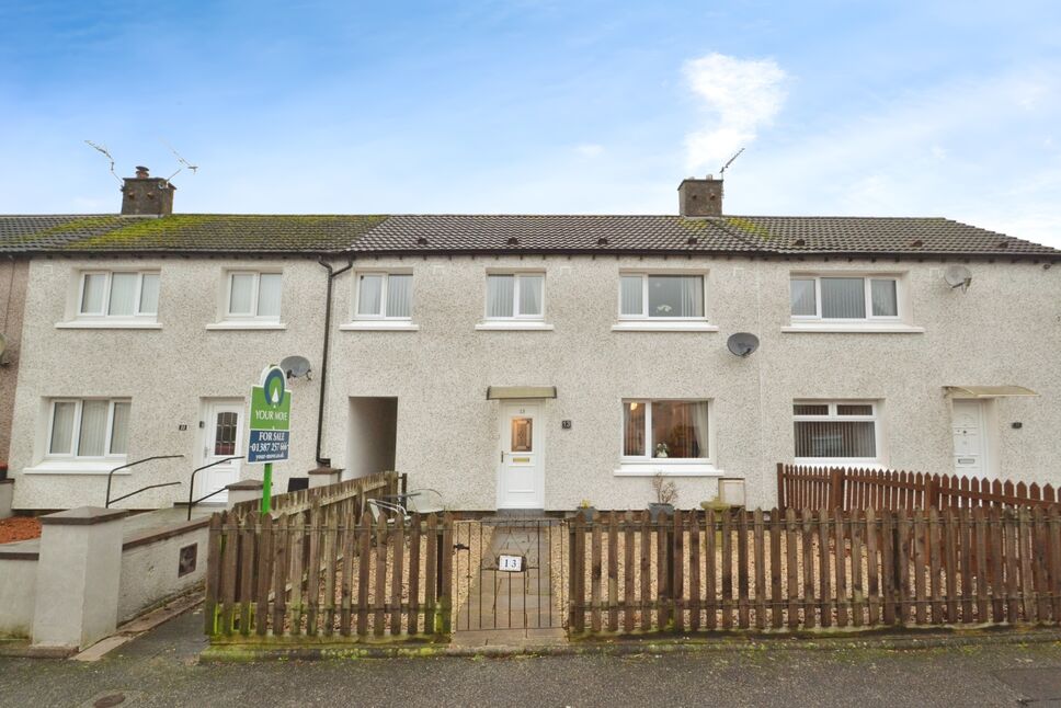 Main image of 3 bedroom Mid Terrace House for sale, Riddell Avenue, Dumfries, Dumfries and Galloway, DG2