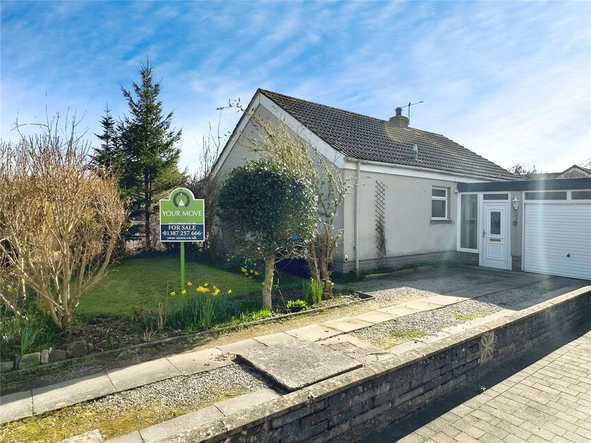 Main image of 2 bedroom Link Detached Bungalow for sale, Woodlands Crescent, Dumfries, Dumfries and Galloway, DG2