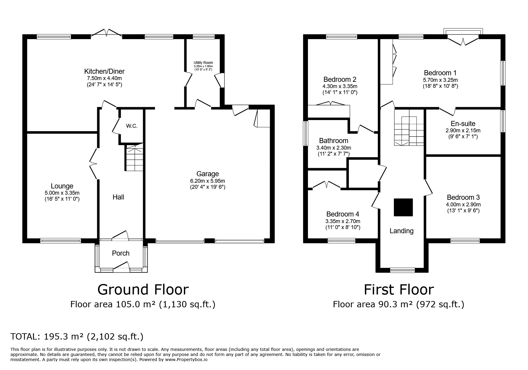 Floorplan of 4 bedroom Detached House for sale, Mayfield Grove, Dundee, Angus, DD4