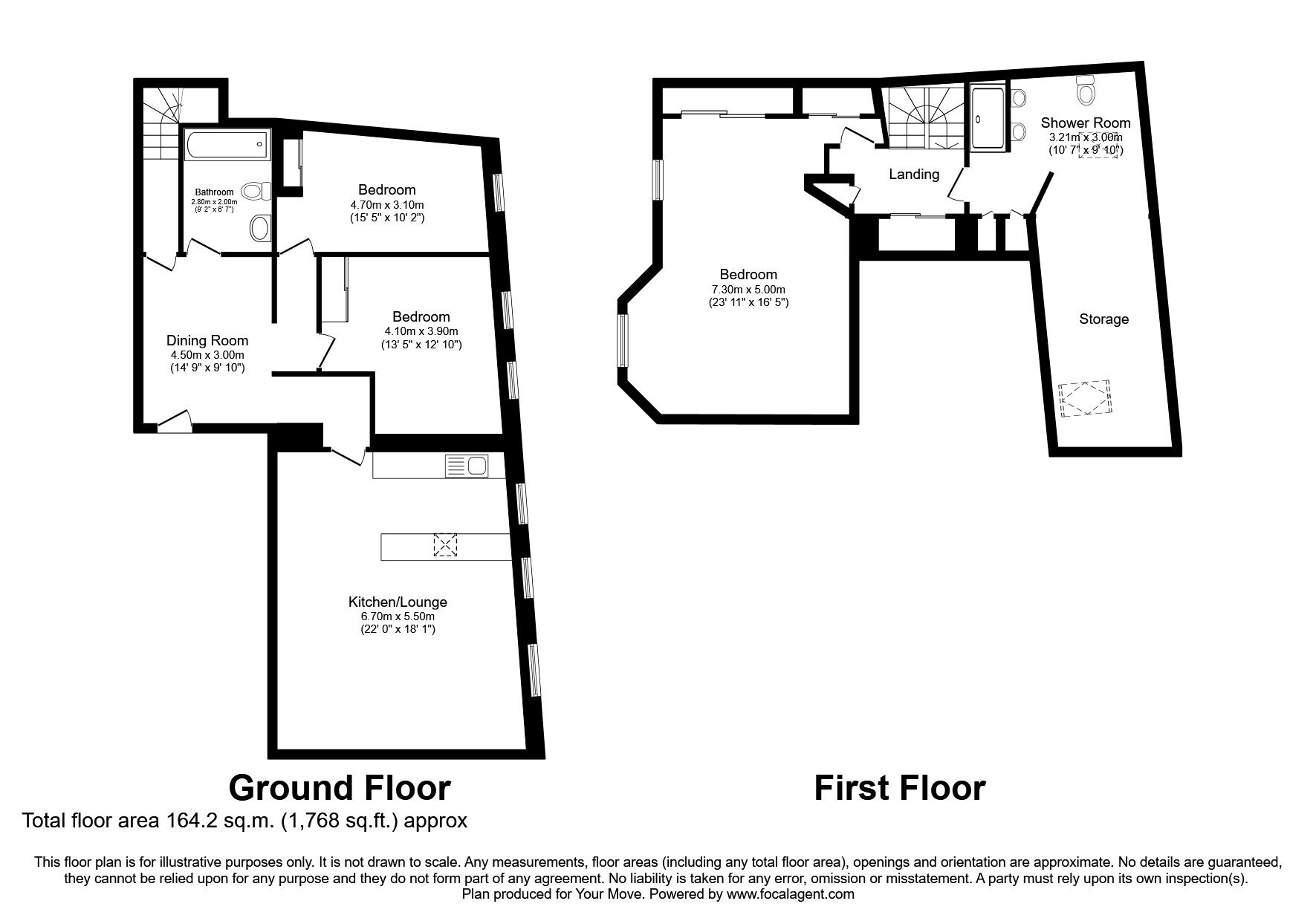 Floorplan of 3 bedroom  Flat for sale, Cowgate, Dundee, Angus, DD1