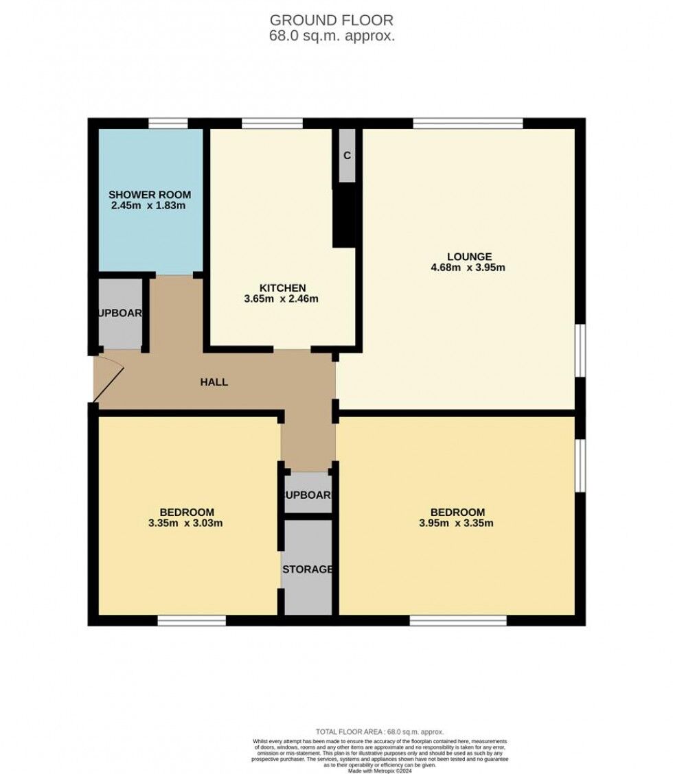 Floorplan of 2 bedroom  Flat to rent, Saggar Street, Dundee, Angus, DD2