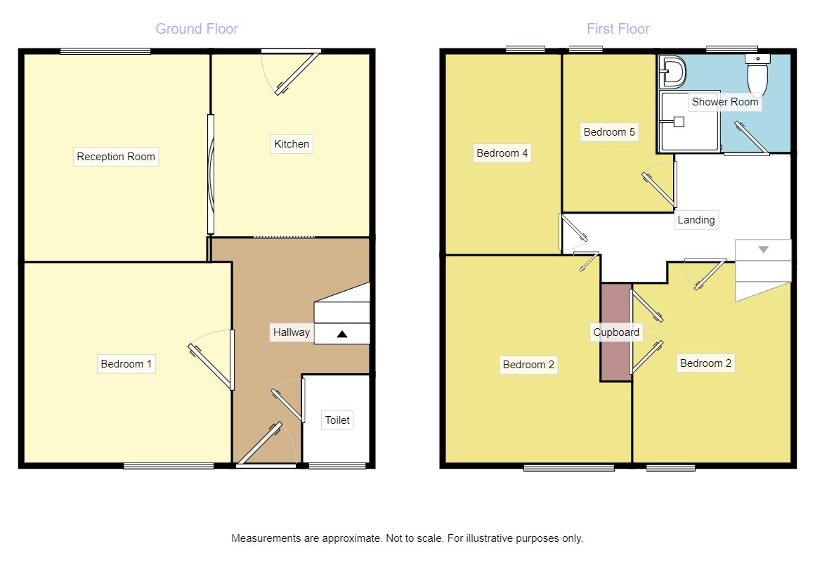 Floorplan of 5 bedroom Semi Detached House to rent, Beechtree Avenue, Englefield Green, Surrey, TW20