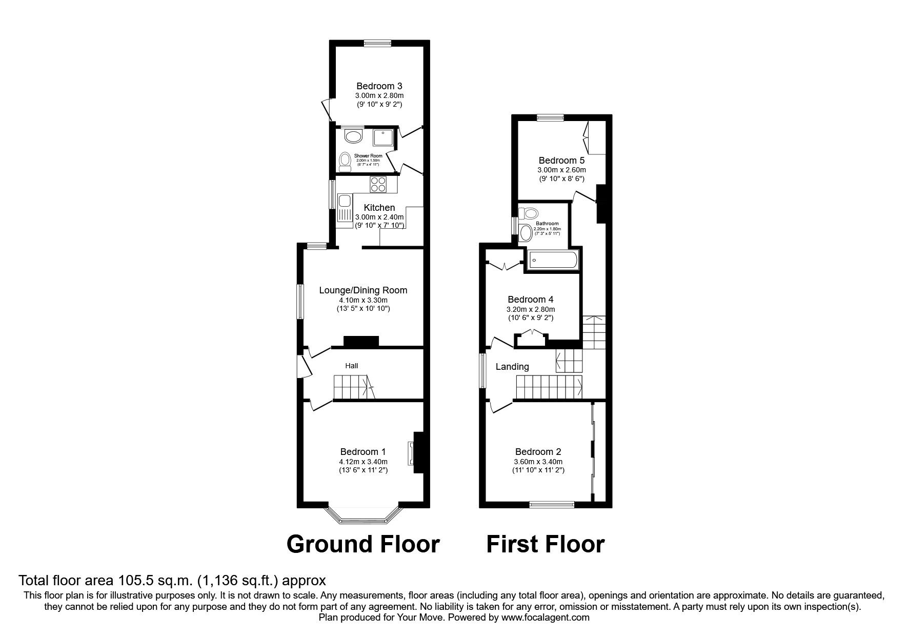 Floorplan of 1 bedroom Semi Detached Room to rent, St. Judes Road, Surrey, TW20