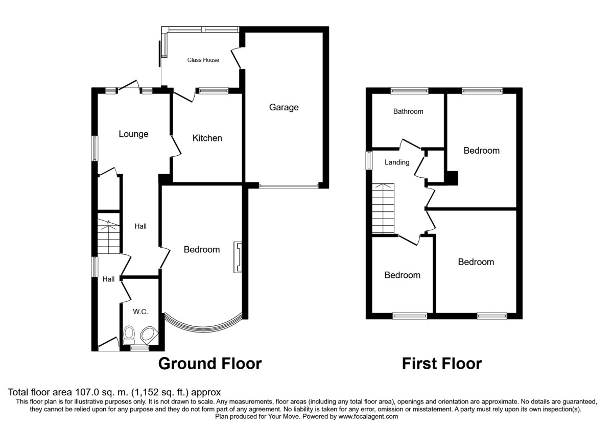 Floorplan of 4 bedroom Detached House to rent, Thorncroft, Englefield Green, Surrey, TW20