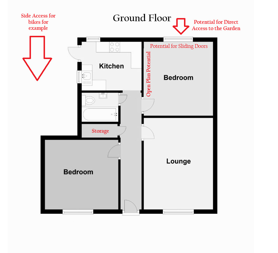 Floorplan of 2 bedroom  Flat for sale, Kingsground, London, SE9