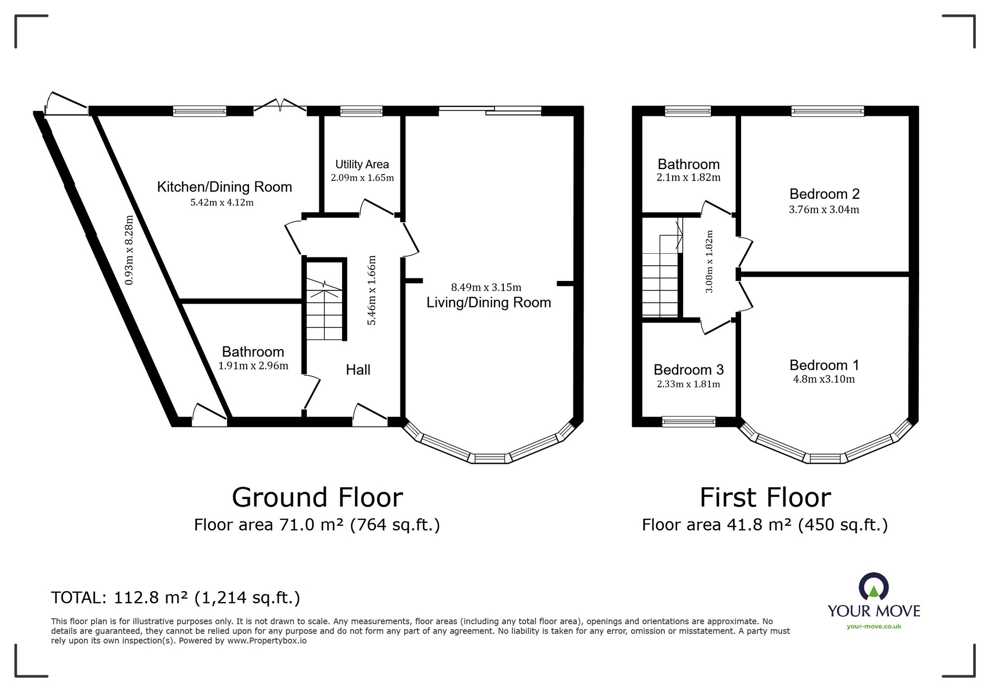 Floorplan of 3 bedroom Semi Detached House for sale, Mayday Gardens, London, SE3