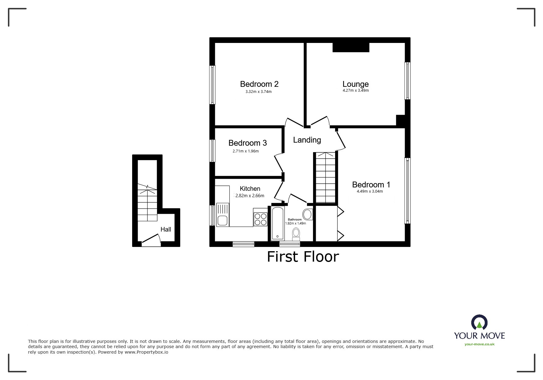 Floorplan of 3 bedroom  Flat for sale, Westhorne Avenue, London, SE9