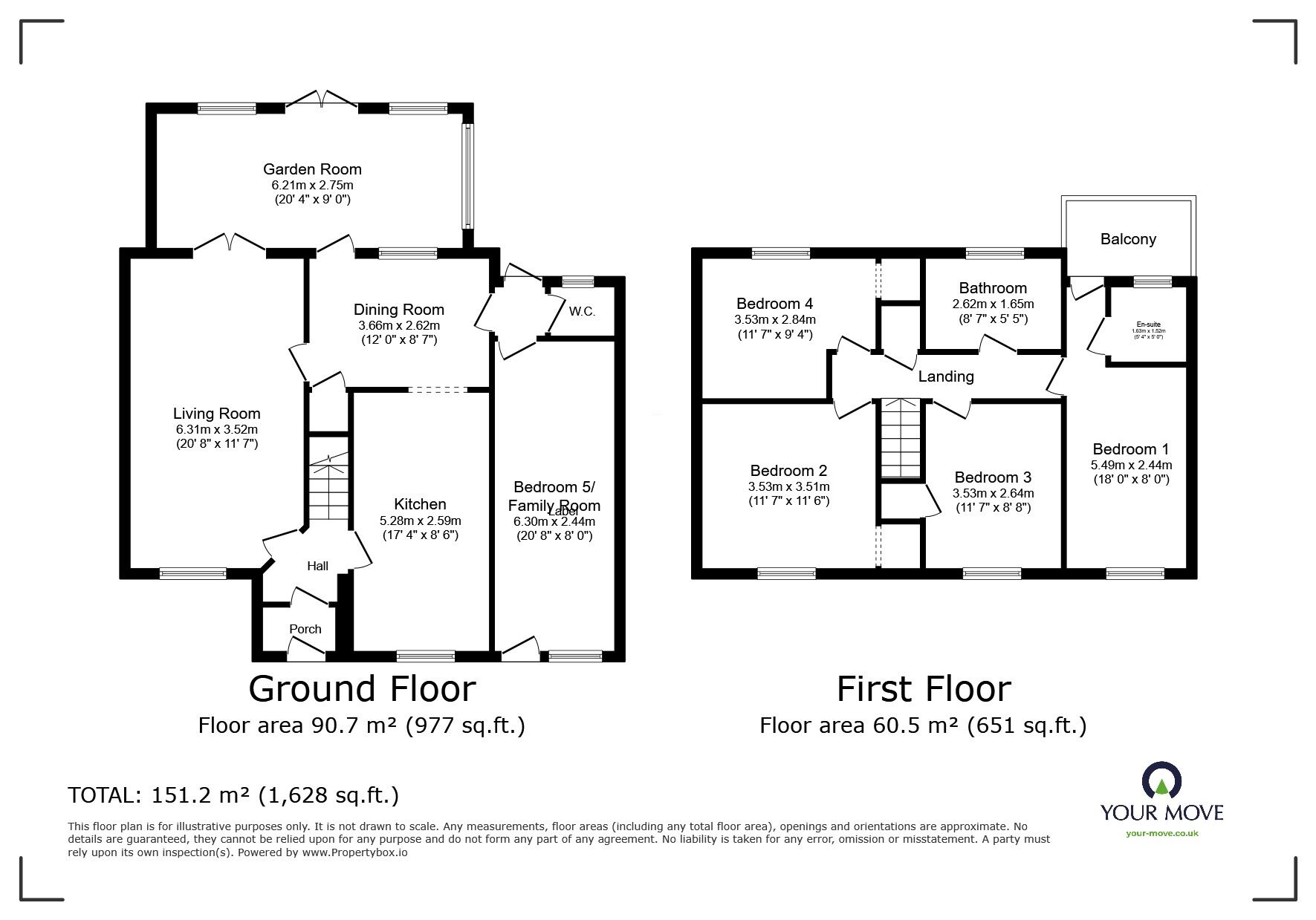 Floorplan of 4 bedroom Semi Detached House to rent, Quintet Close, Exeter, EX1